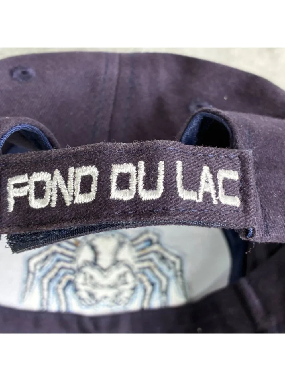 Fond du Lac Dock Spiders Youth Baseball Hat Bimm Ridder Navy Adjustable Cap
